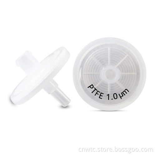 Membrane Syringe Filters: 0.22 Micron Sterile Filters in Materials like MCE, PES, PTFE, PVDF, RC, CA, GF, and Nylon